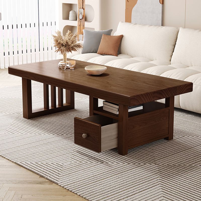 Janvi Solid Wood Coffee Table for Living Room