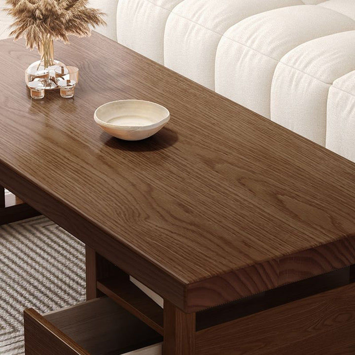 Janvi Solid Wood Coffee Table for Living Room
