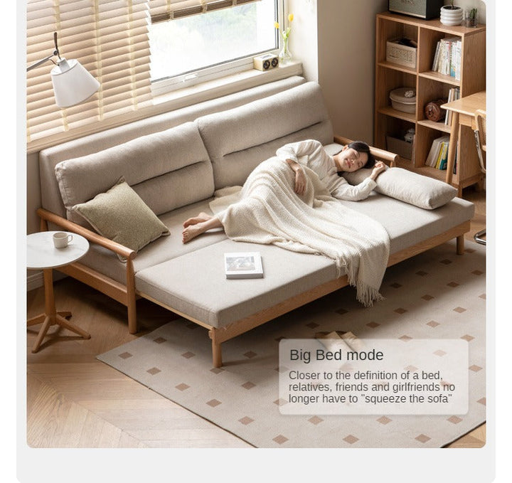 Janisha Solid Wood Sofa Come Bed | Easy Folding Sofa Come Bed