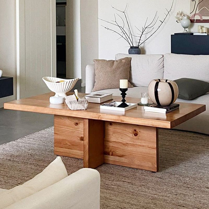 Liyana Solid Wood Coffee Table for Living Room
