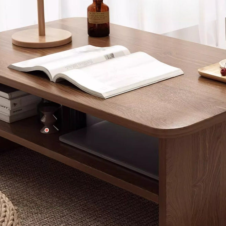Qirat Solid Wood Coffee Table for Living Room