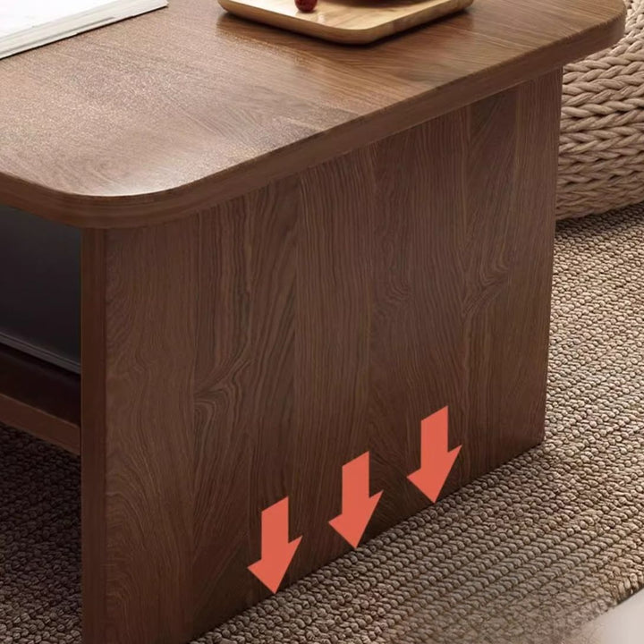 Qirat Solid Wood Coffee Table for Living Room