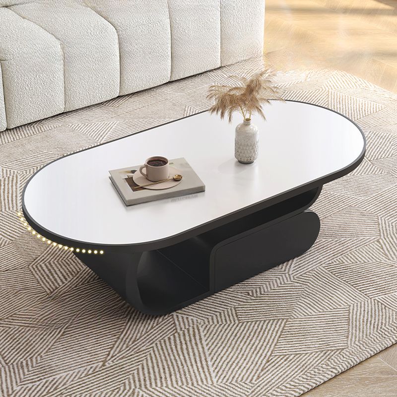 Saisha Stainless Steel Frame Coffee Table for Living Room