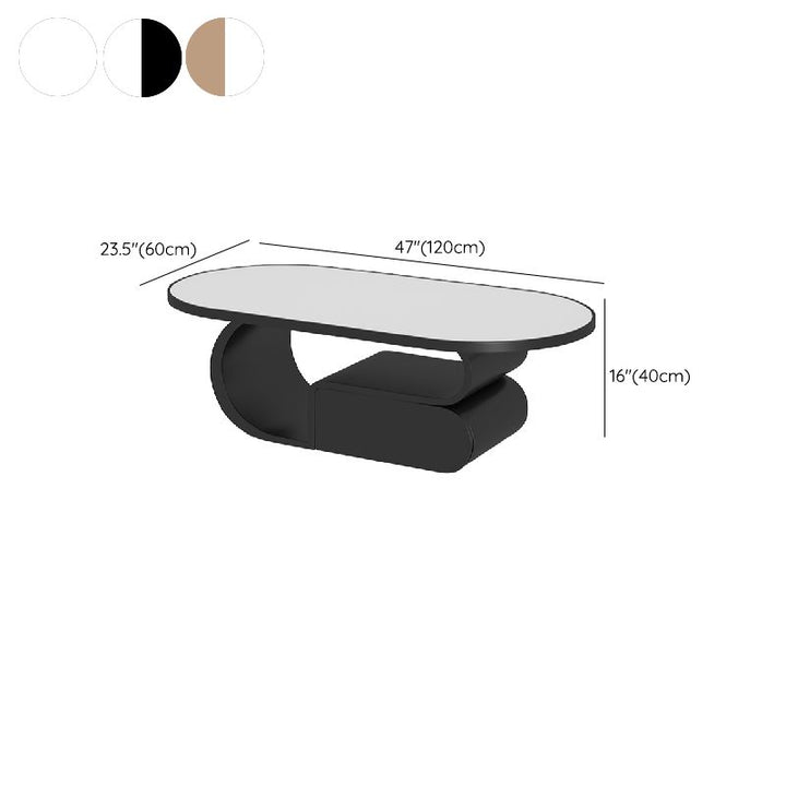 Saisha Stainless Steel Frame Coffee Table for Living Room