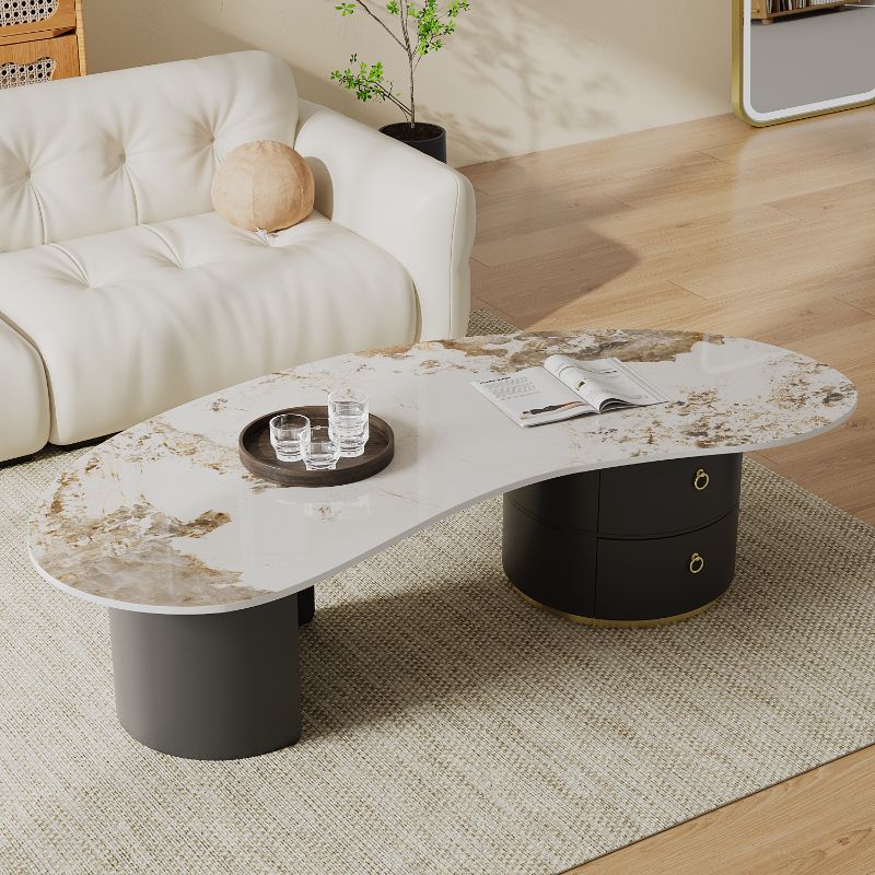 Yashica Stainless Steel Frame Coffee Table for Living Room