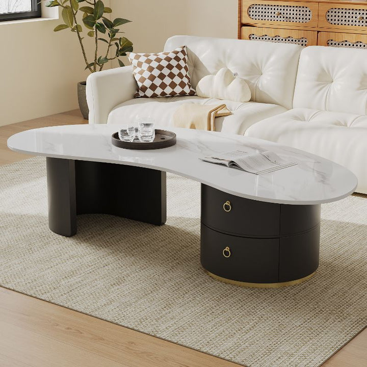 Yashica Stainless Steel Frame Coffee Table for Living Room