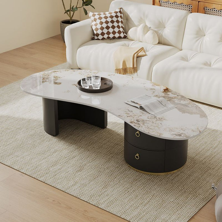 Yashica Stainless Steel Frame Coffee Table for Living Room