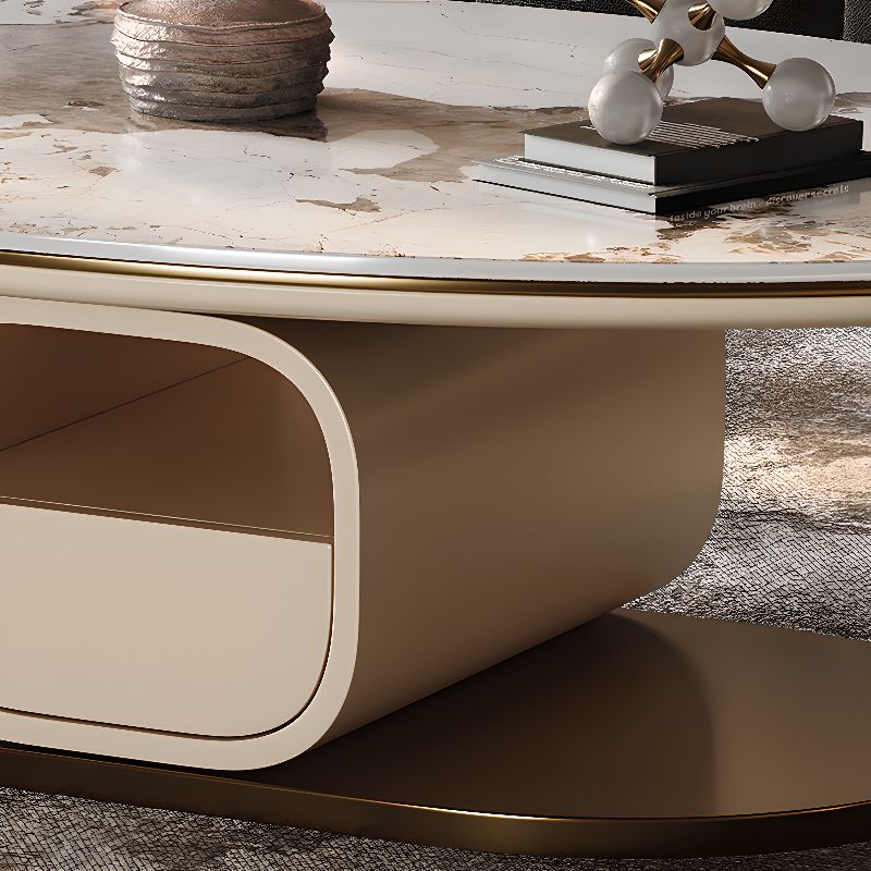 Zara Stainless Steel Frame Coffee Table for Living Room