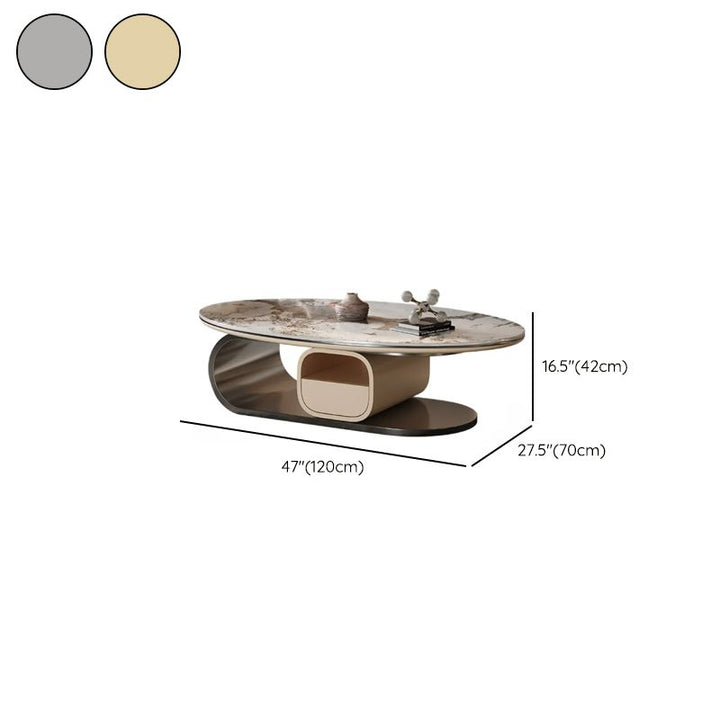 Zara Stainless Steel Frame Coffee Table for Living Room