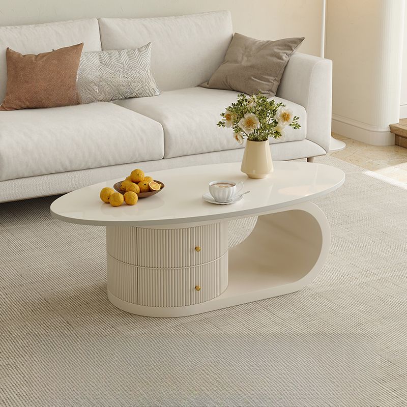 Bhakti Stainless Steel Frame Coffee Table for Living Room