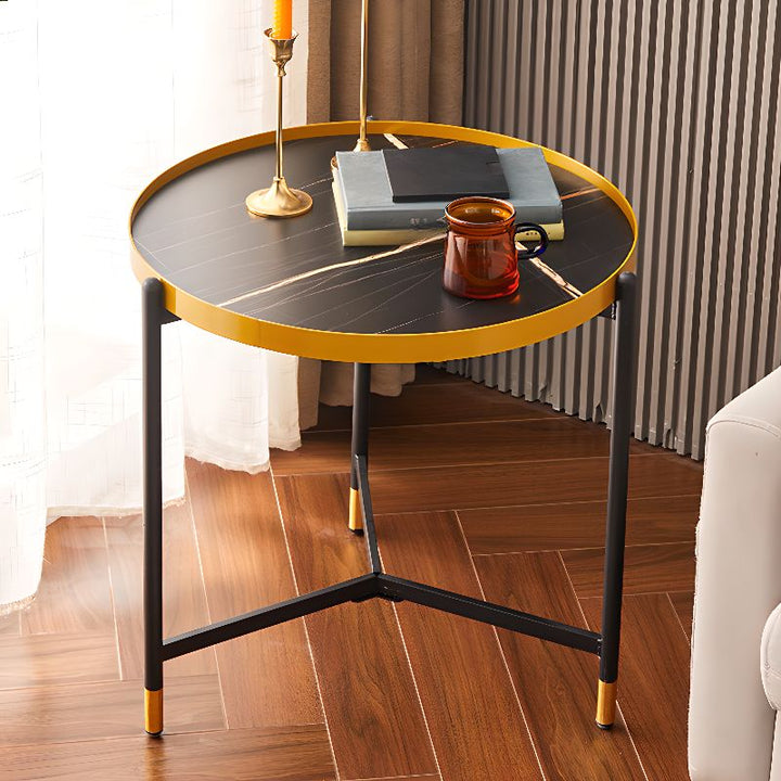 Tanika Stainless Steel Frame Coffee Table for Living Room