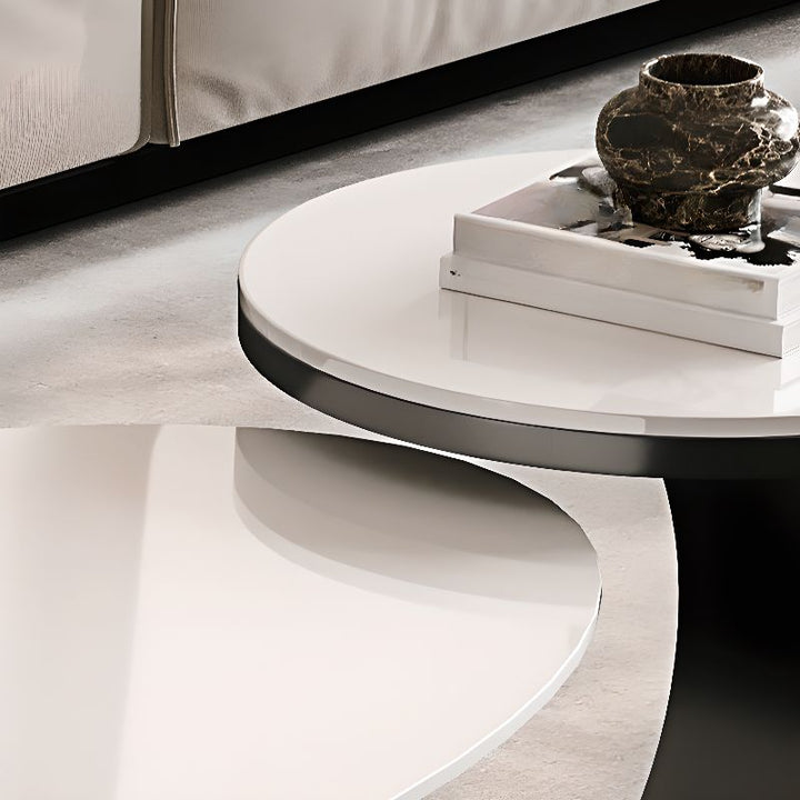 Eshani Stainless Steel Frame Coffee Table for Living Room