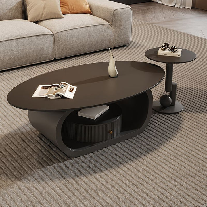 Falisha Stainless Steel Coffee Table for Living Room