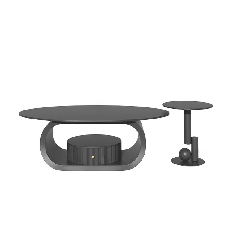 Falisha Stainless Steel Coffee Table for Living Room