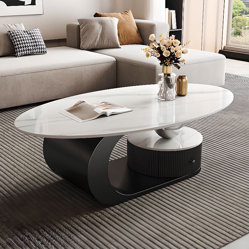 Harleen Stainless Steel Coffee Table for Living Room