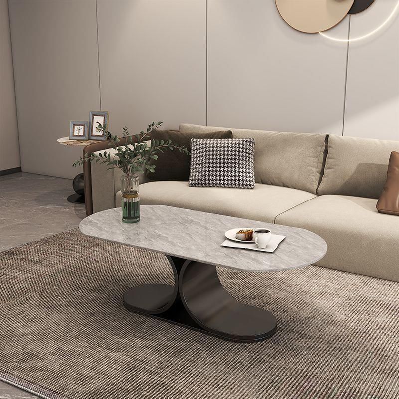 Ushini Stainless Steel Frame Coffee Table for Living Room