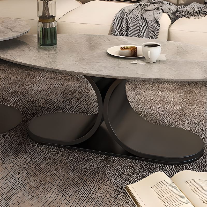 Ushini Stainless Steel Frame Coffee Table for Living Room