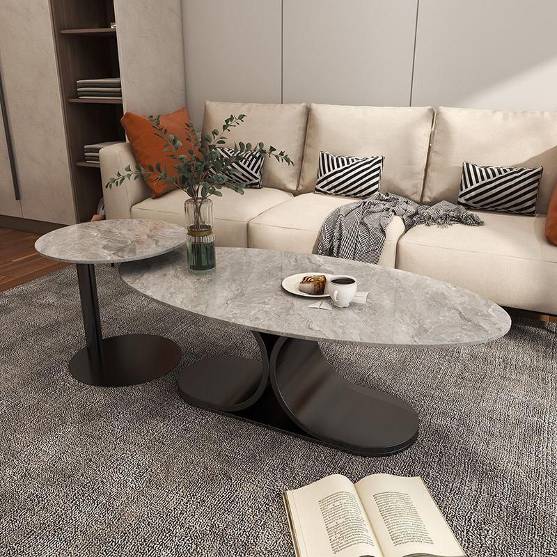 Ushini Stainless Steel Frame Coffee Table for Living Room