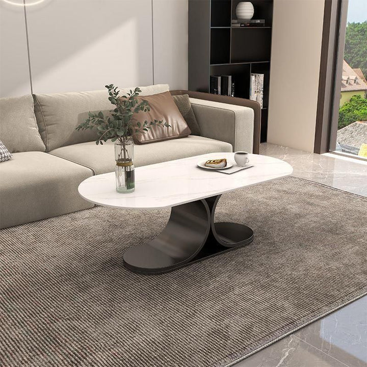 Ushini Stainless Steel Frame Coffee Table for Living Room