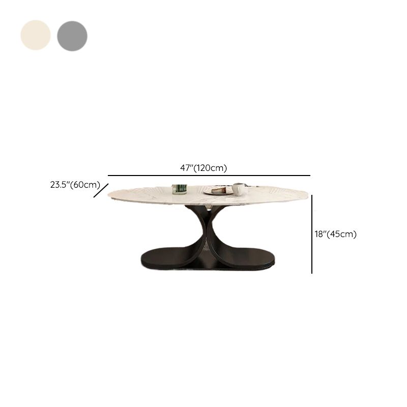 Ushini Stainless Steel Frame Coffee Table for Living Room