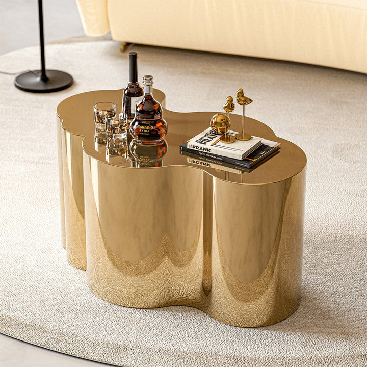 Haven Stainless Steel Coffee Table For Living Room