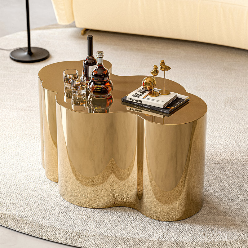Haven Stainless Steel Coffee Table For Living Room