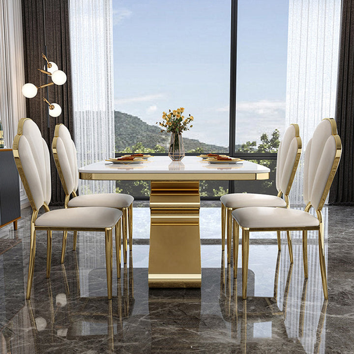 Summit Stainless Steel Dining Table Set