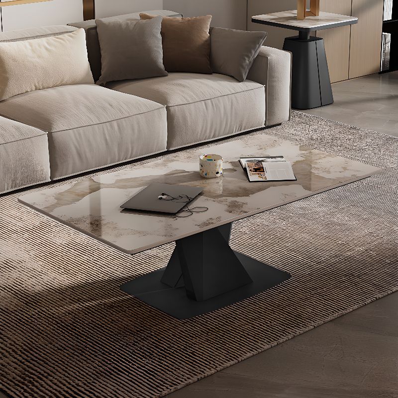 Medhavi Stainless Steel Coffee Table for Living Room