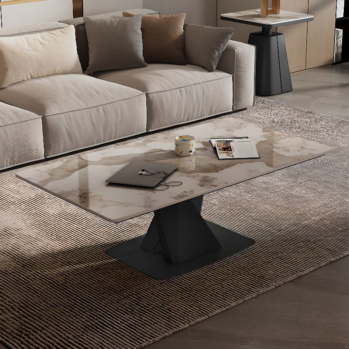 Medhavi Stainless Steel Coffee Table for Living Room