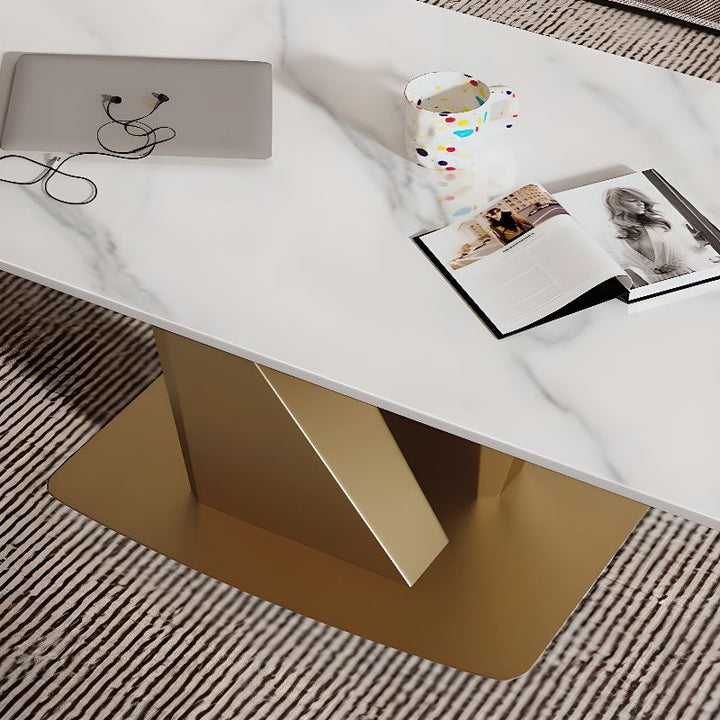 Medhavi Stainless Steel Coffee Table for Living Room