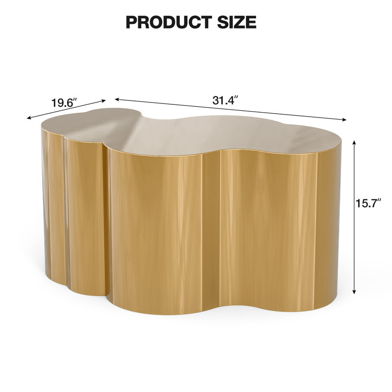 Haven Stainless Steel Coffee Table For Living Room