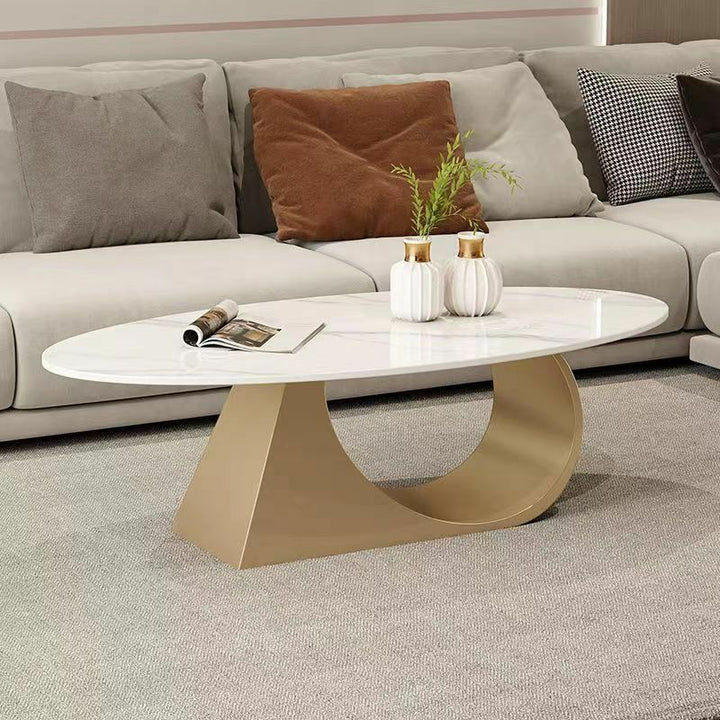 Yagna Stainless Steel Frame Coffee Table For Living Room