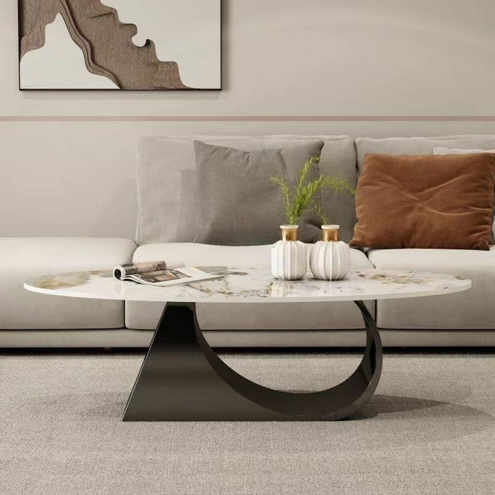 Yagna Stainless Steel Frame Coffee Table For Living Room