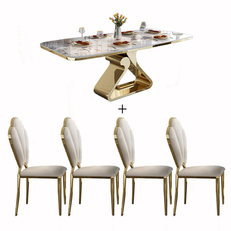 Summit Stainless Steel Dining Table Set