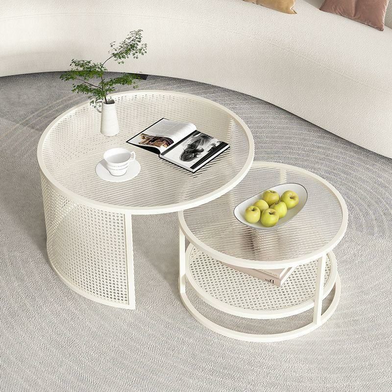 Zarnika Stainless Steel Frame Coffee Table for Living Room