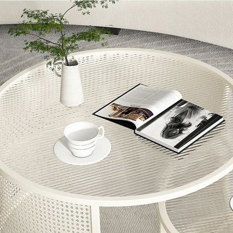 Zarnika Stainless Steel Frame Coffee Table for Living Room