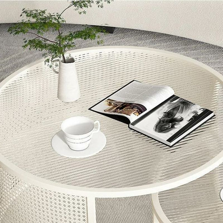 Zarnika Stainless Steel Frame Coffee Table for Living Room