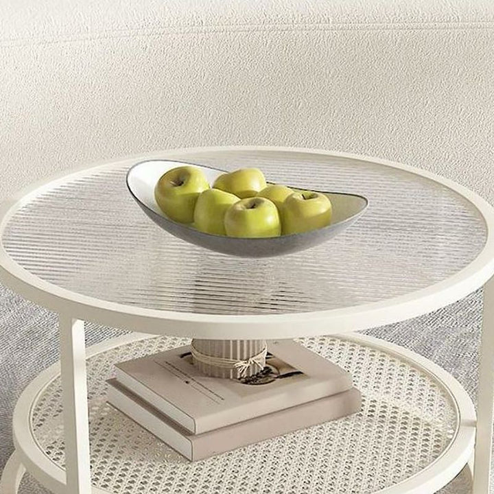 Zarnika Stainless Steel Frame Coffee Table for Living Room