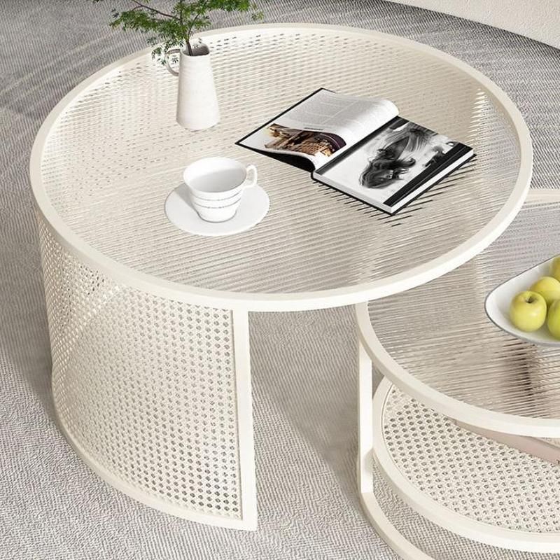 Zarnika Stainless Steel Frame Coffee Table for Living Room
