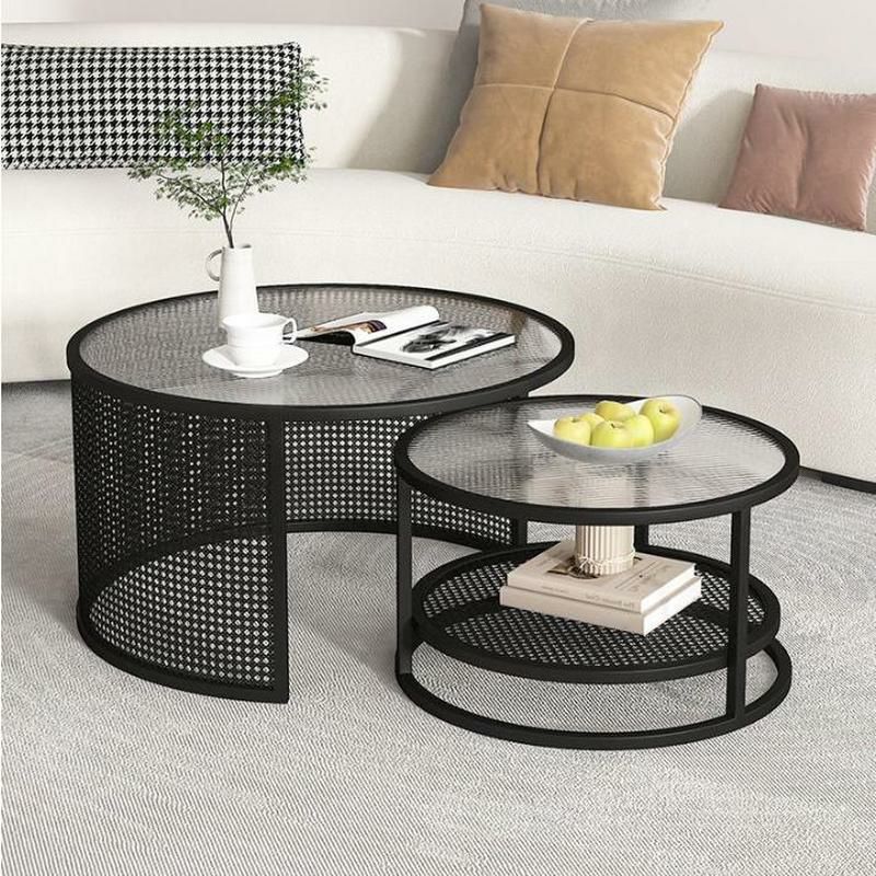 Zarnika Stainless Steel Frame Coffee Table for Living Room