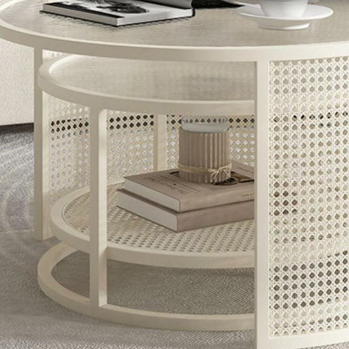 Zarnika Stainless Steel Frame Coffee Table for Living Room