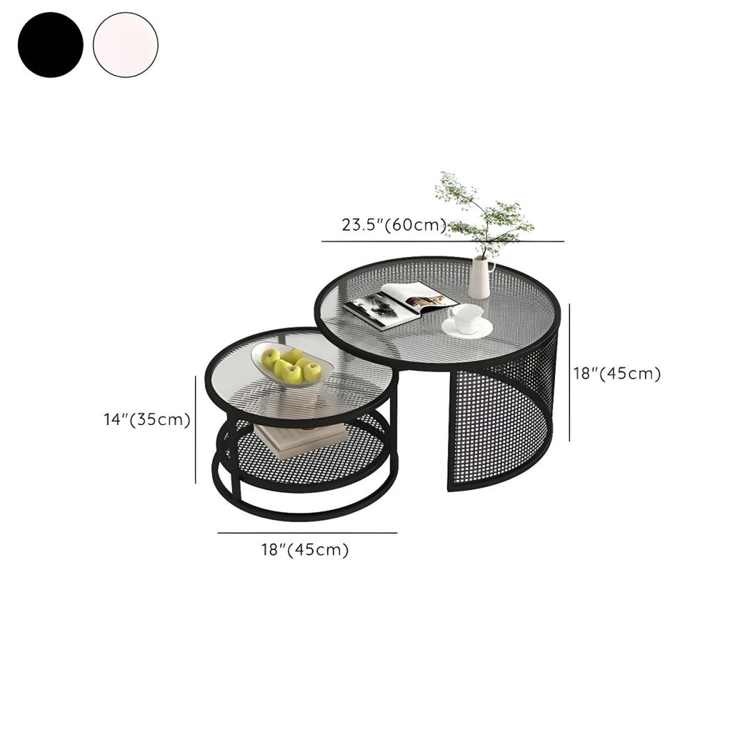 Zarnika Stainless Steel Frame Coffee Table for Living Room