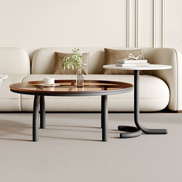 Brinda Stainless Steel Coffee Table for Living Room