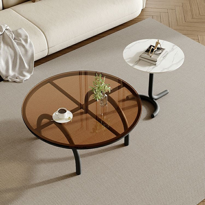 Brinda Stainless Steel Coffee Table for Living Room