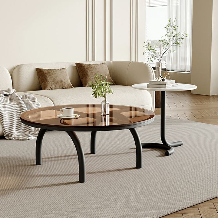 Brinda Stainless Steel Coffee Table for Living Room