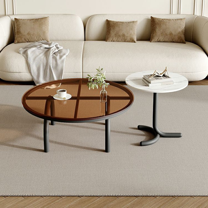 Brinda Stainless Steel Coffee Table for Living Room