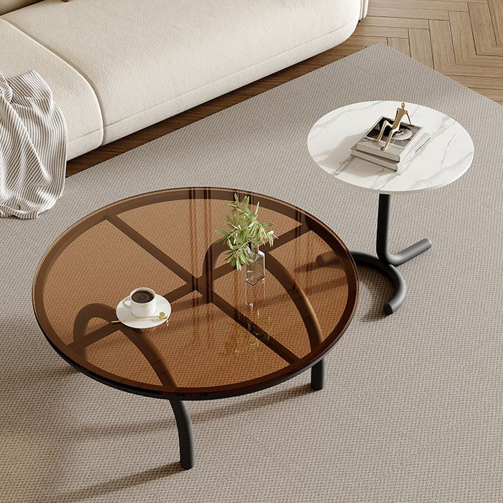 Brinda Stainless Steel Coffee Table for Living Room