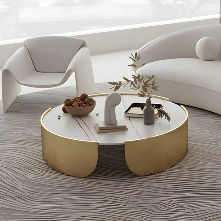 Ranya Stainless Steel Coffee Table for Living Room