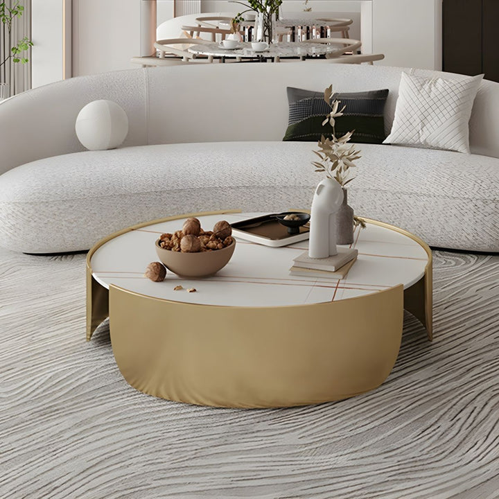 Ranya Stainless Steel Coffee Table for Living Room
