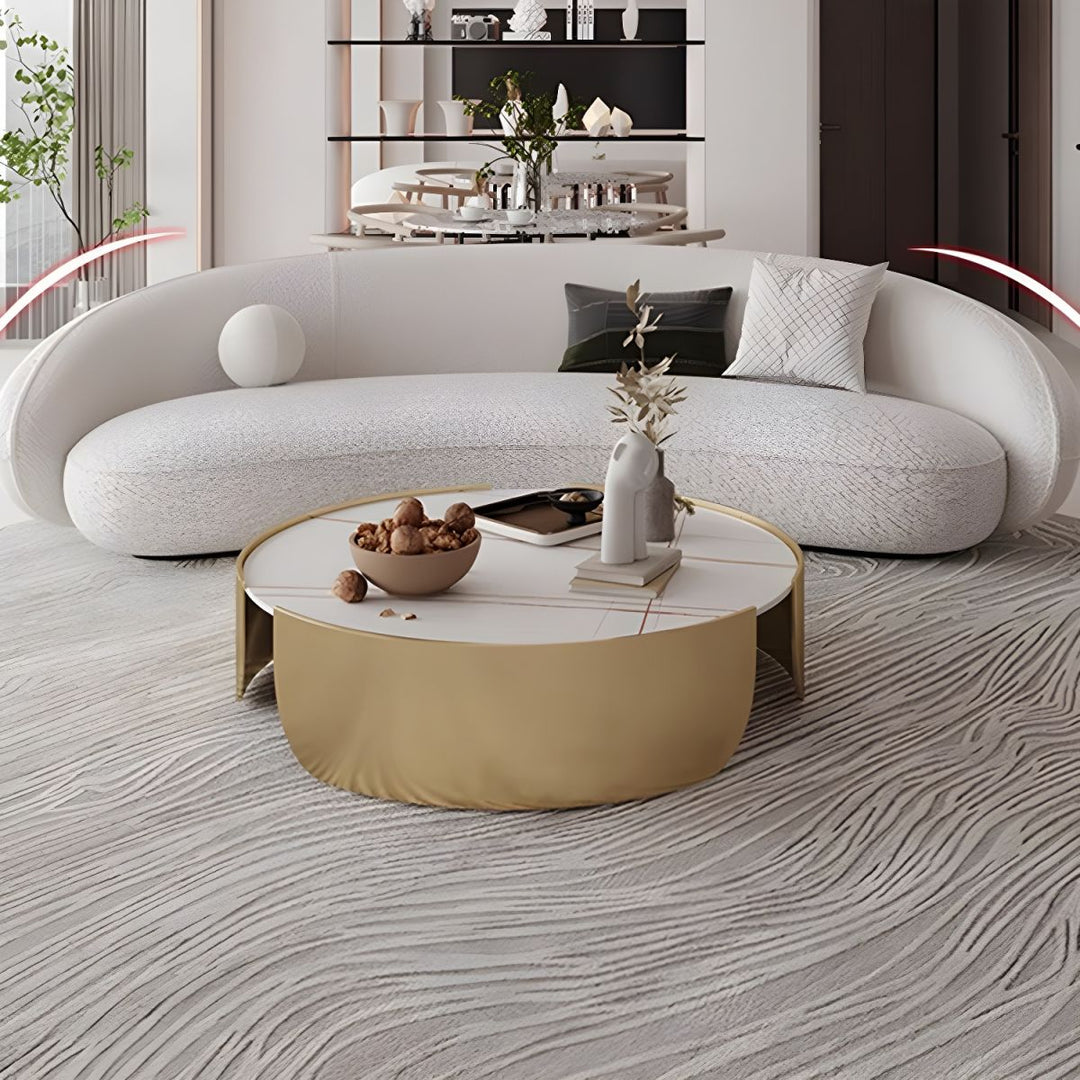 Ranya Stainless Steel Coffee Table for Living Room